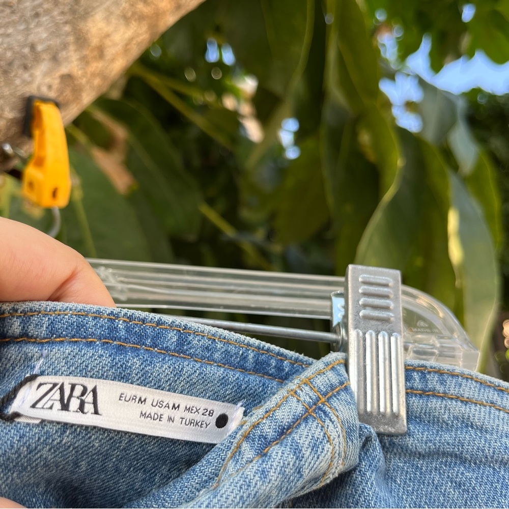 NWT Zara The Sculpted Denim Bodice Corset Top. - Picture 10 of 12
